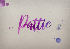 Pattie Watercolor Name DP