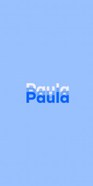 Name DP: Paula