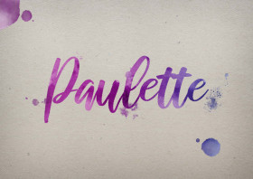 Paulette Watercolor Name DP