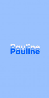 Name DP: Pauline