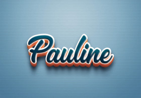 Cursive Name DP: Pauline