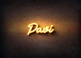 Glow Name Profile Picture for Pavi