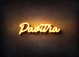 Glow Name Profile Picture for Pavitra