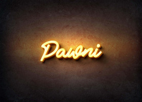 Glow Name Profile Picture for Pawni