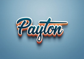 Cursive Name DP: Payton