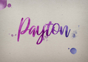 Payton Watercolor Name DP