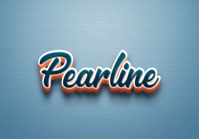 Cursive Name DP: Pearline