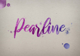 Pearline Watercolor Name DP