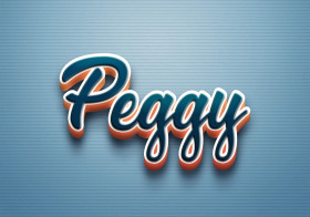 Cursive Name DP: Peggy