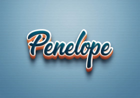 Cursive Name DP: Penelope