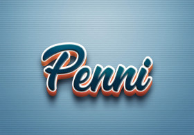 Cursive Name DP: Penni