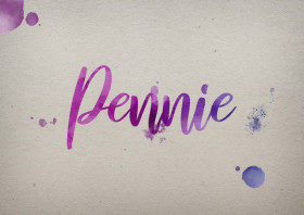 Pennie Watercolor Name DP
