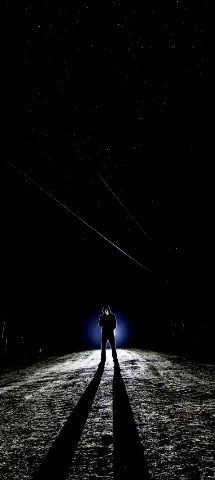 People Amoled Wallpaper with Black, Sky & Darkness