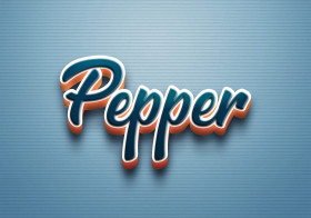 Cursive Name DP: Pepper