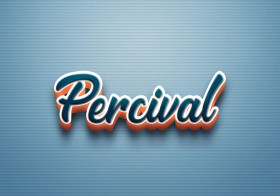 Cursive Name DP: Percival