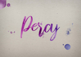 Percy Watercolor Name DP