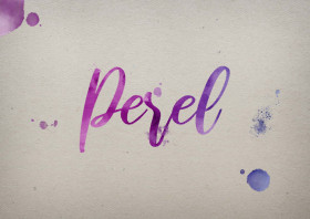 Perel Watercolor Name DP
