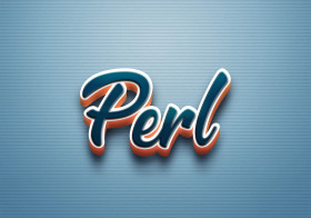 Cursive Name DP: Perl