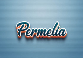 Cursive Name DP: Permelia