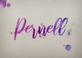 Pernell Watercolor Name DP