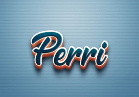 Cursive Name DP: Perri