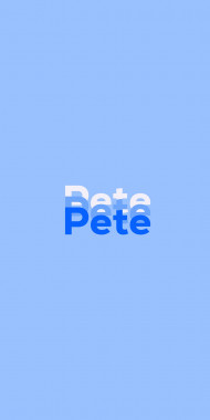 Name DP: Pete