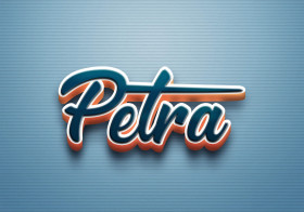 Cursive Name DP: Petra