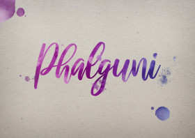 Phalguni Watercolor Name DP