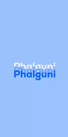 Name DP: Phalguni