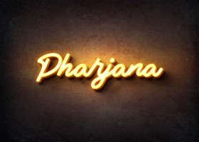 Glow Name Profile Picture for Pharjana