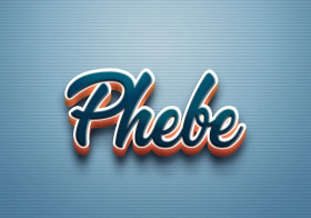 Cursive Name DP: Phebe
