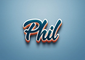 Cursive Name DP: Phil