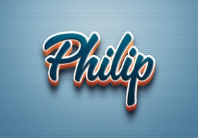 Cursive Name DP: Philip