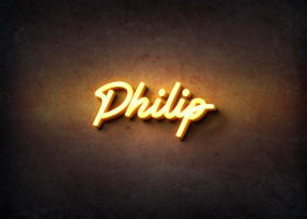 Glow Name Profile Picture for Philip