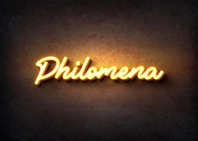 Glow Name Profile Picture for Philomena