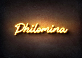 Glow Name Profile Picture for Philomina