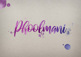 Phoolmani Watercolor Name DP