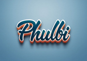 Cursive Name DP: Phulbi