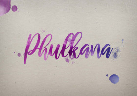 Phulkana Watercolor Name DP