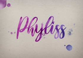 Phyliss Watercolor Name DP
