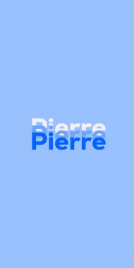 Name DP: Pierre