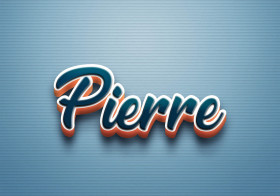 Cursive Name DP: Pierre