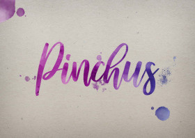 Pinchus Watercolor Name DP