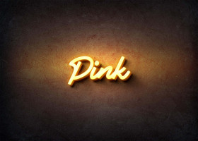 Glow Name Profile Picture for Pink