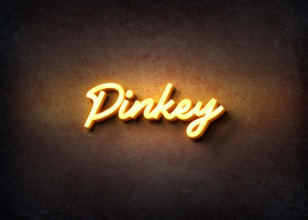 Glow Name Profile Picture for Pinkey