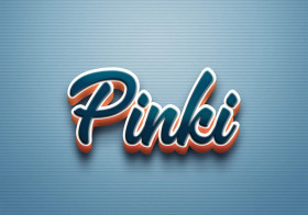 Cursive Name DP: Pinki