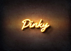 Glow Name Profile Picture for Pinky