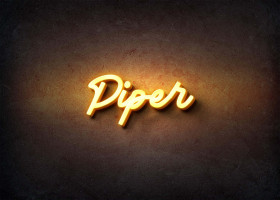 Glow Name Profile Picture for Piper