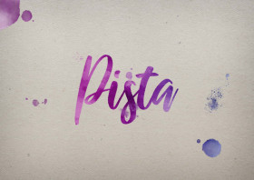 Pista Watercolor Name DP
