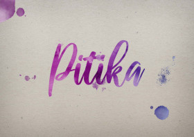 Pitika Watercolor Name DP